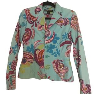 Ralph Lauren Black Label Floral Blazer size 6
